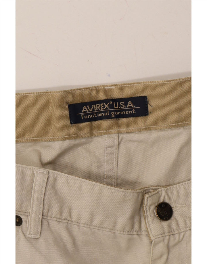 AVIREX Mens Straight Casual Trousers W38 L30 Grey Cotton Vintage Avirex and Second-Hand Avirex from Messina Hembry 