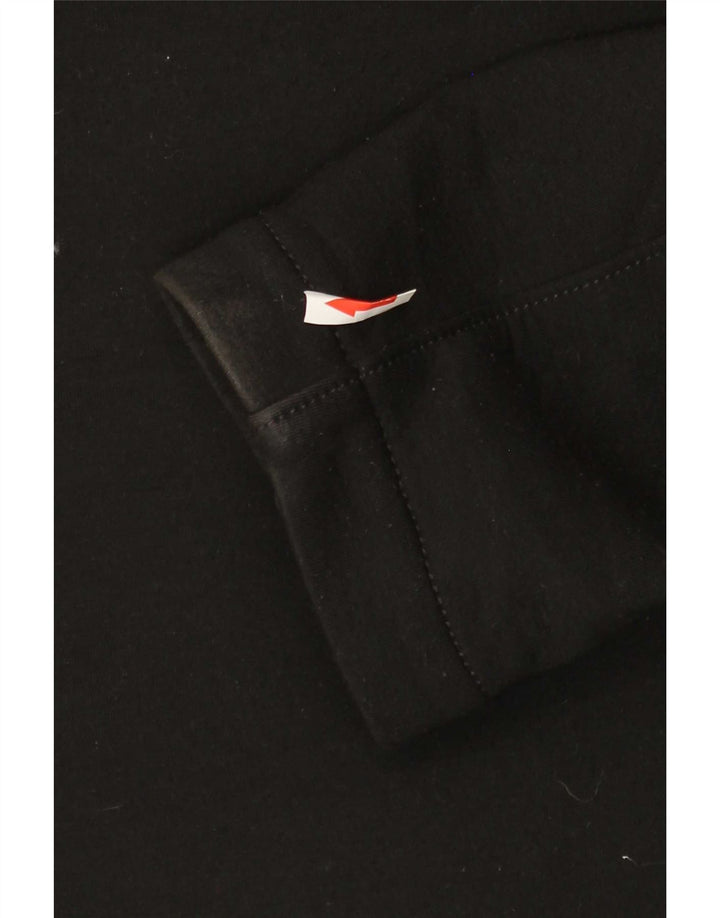 Jaqueta acolchoada com capuz masculina Zara UK 40 grande algodão preto