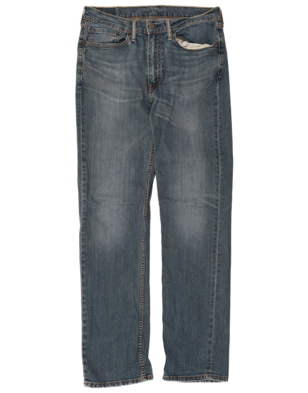 Levi's Masculino 514 Straight Jeans W34 L34 Azul Algodão