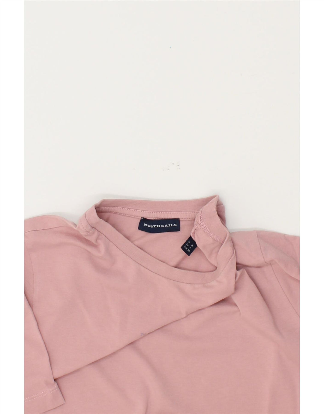 NORTH SAILS Womens T-Shirt Top UK 14 Medium Pink Cotton Vintage North Sails and Second-Hand North Sails from Messina Hembry 