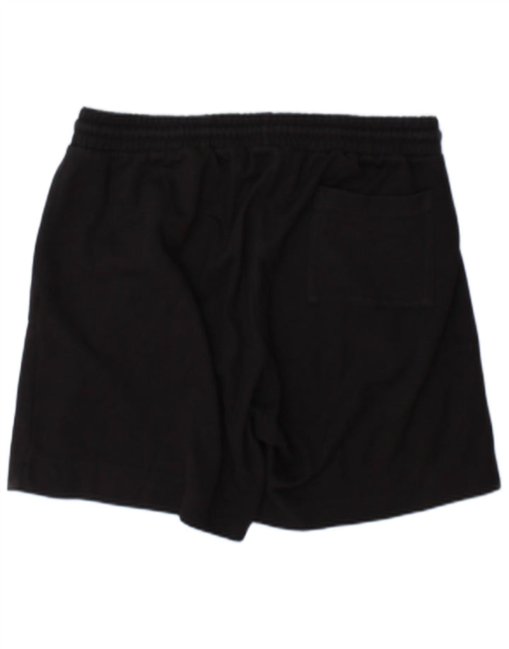 Zara Mens Sport Shorts XL Algodão Preto