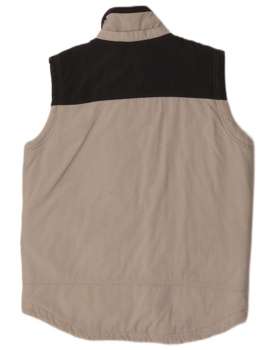Colete acolchoado masculino Champion UK 36 pequeno cinza colorblock poliamida