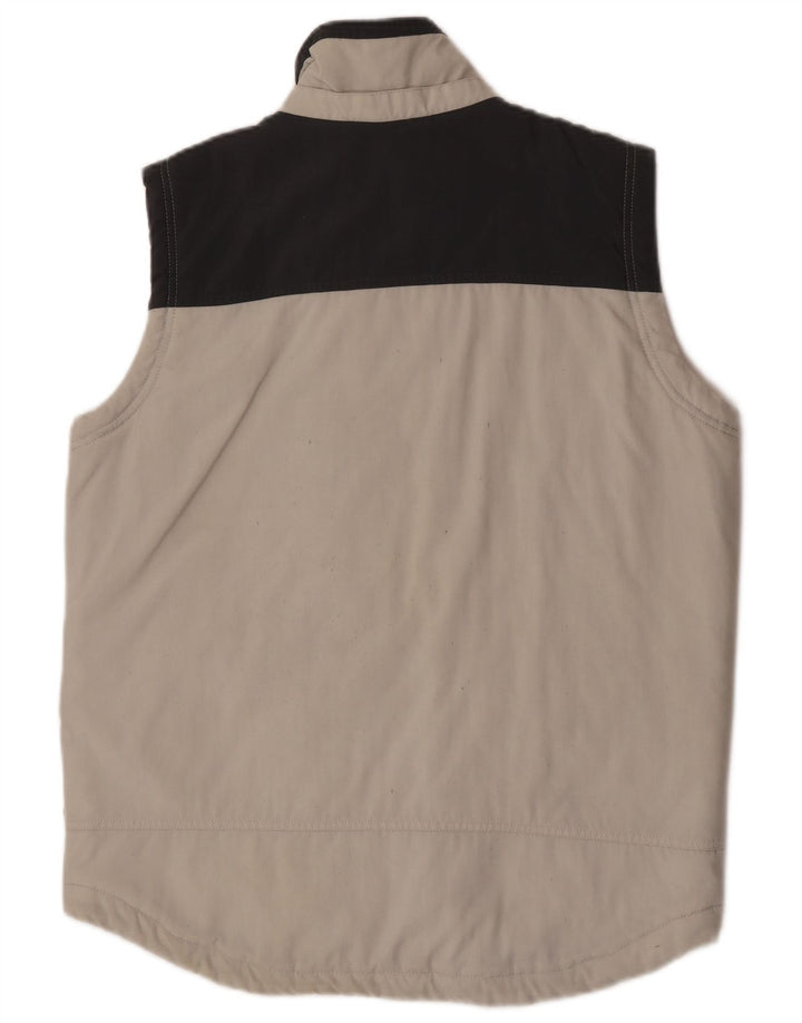 Colete acolchoado masculino Champion UK 36 pequeno cinza colorblock poliamida