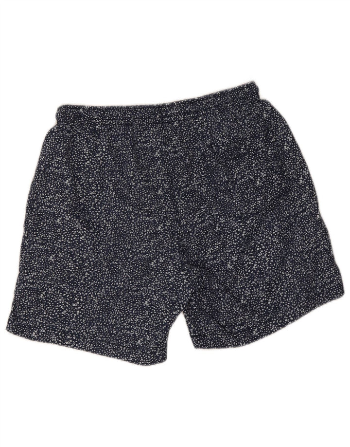 Shorts de banho masculino Napapijri com padrão abstrato geográfico médio azul marinho