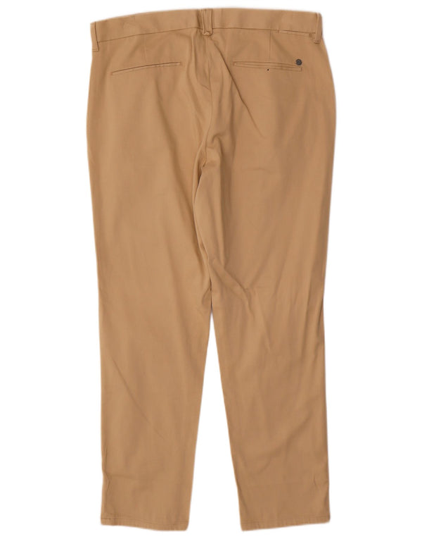 Zara Mens Slim Chino Calças EU 42 Grande W32 L27 Bege