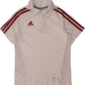 Polo ADIDAS Boys Climacool 9-10 Anos Branco Poliéster