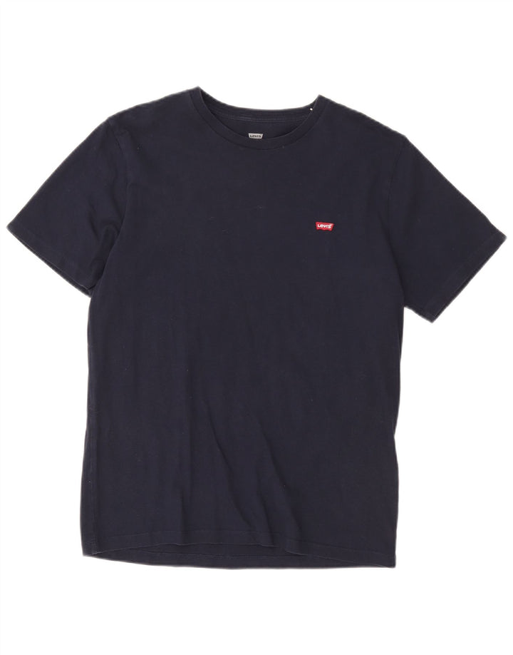 Camiseta masculina Levi's Top médio algodão azul marinho