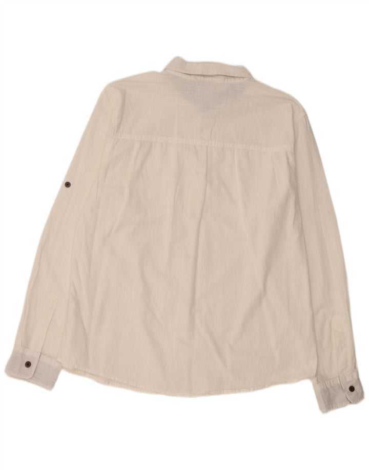 Camisa masculina MOUNTAIN WAREHOUSE grande algodão branco