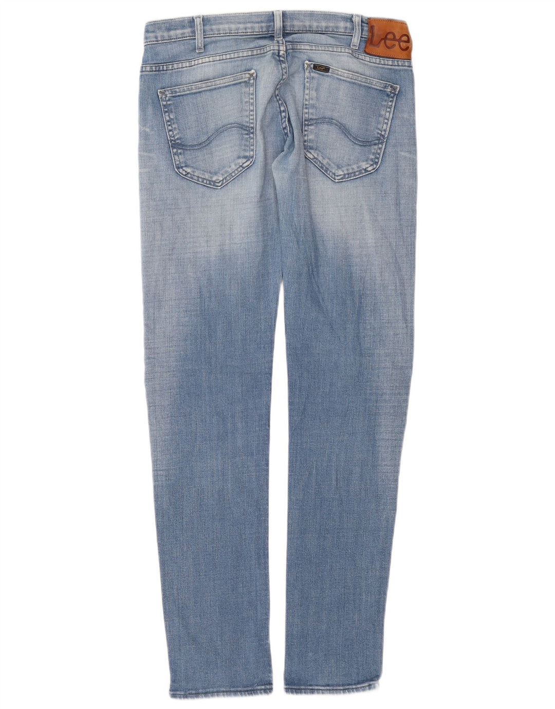 Lee Womens Powell Slim Jeans W32 L34 Azul Algodão