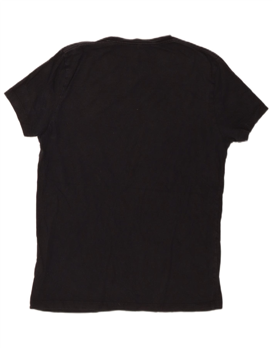JACK WILLS Camiseta masculina top pequeno algodão preto