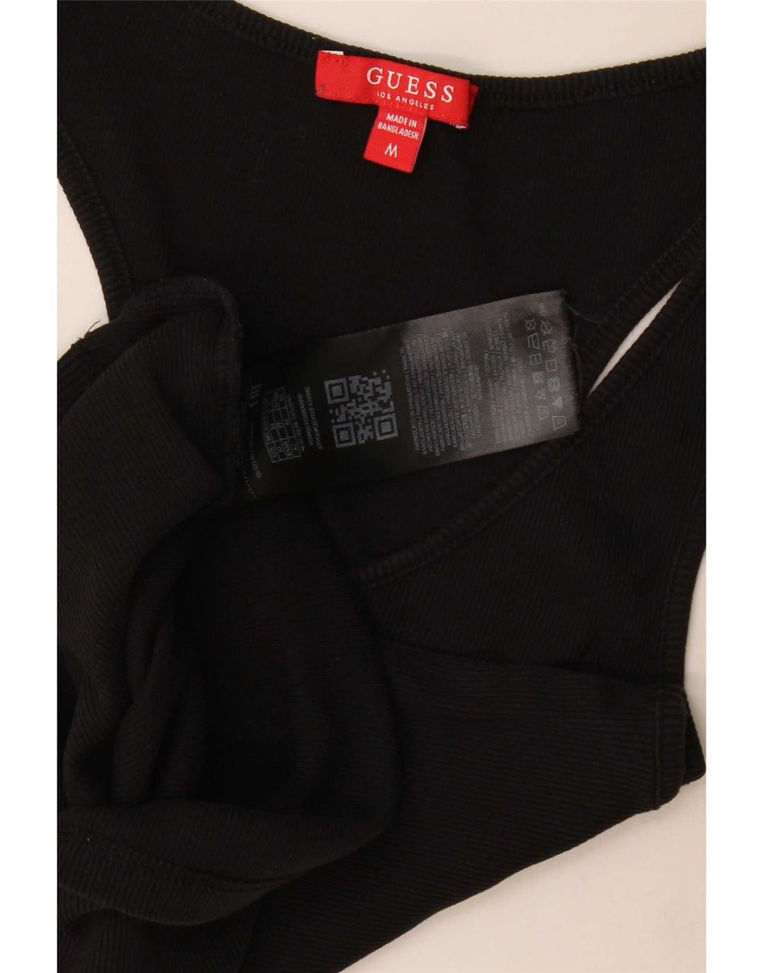 Colete feminino Guess com estampa gráfica UK 12 algodão preto médio