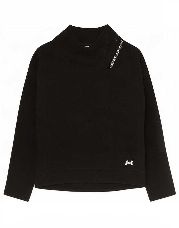 Jumper de lã gráfico oversized feminino Under Armour Reino Unido 10 pequeno preto