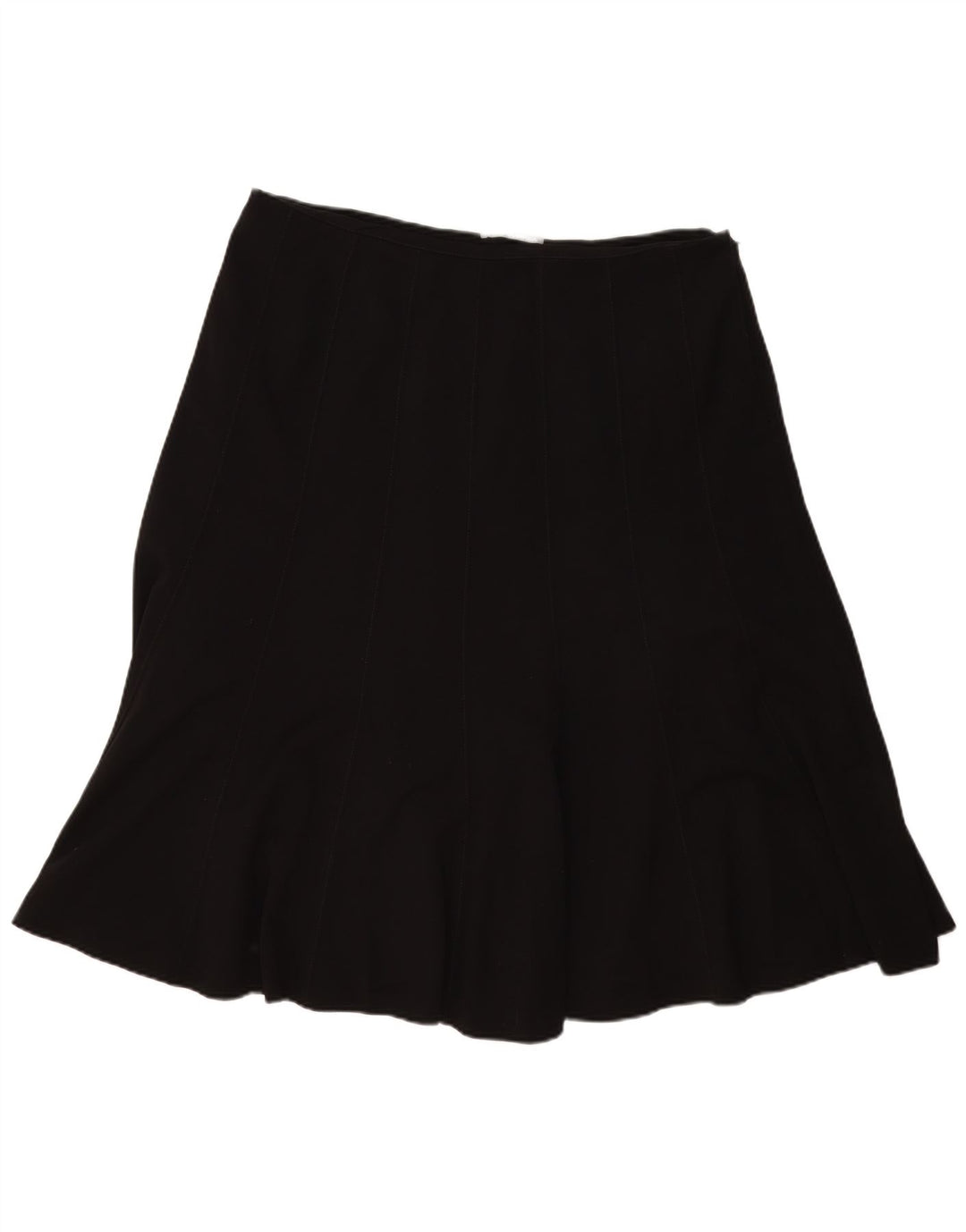 Saia feminina Marks & Spencer A-Line UK 18 XL W40 poliéster preto