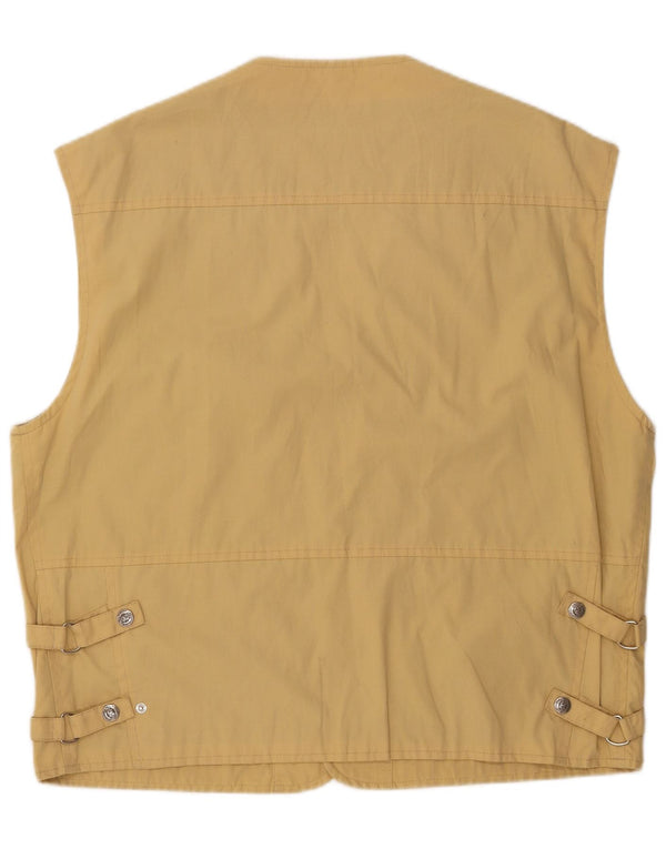 Polbot Mens Utility Gilet UK 42 XL Bege