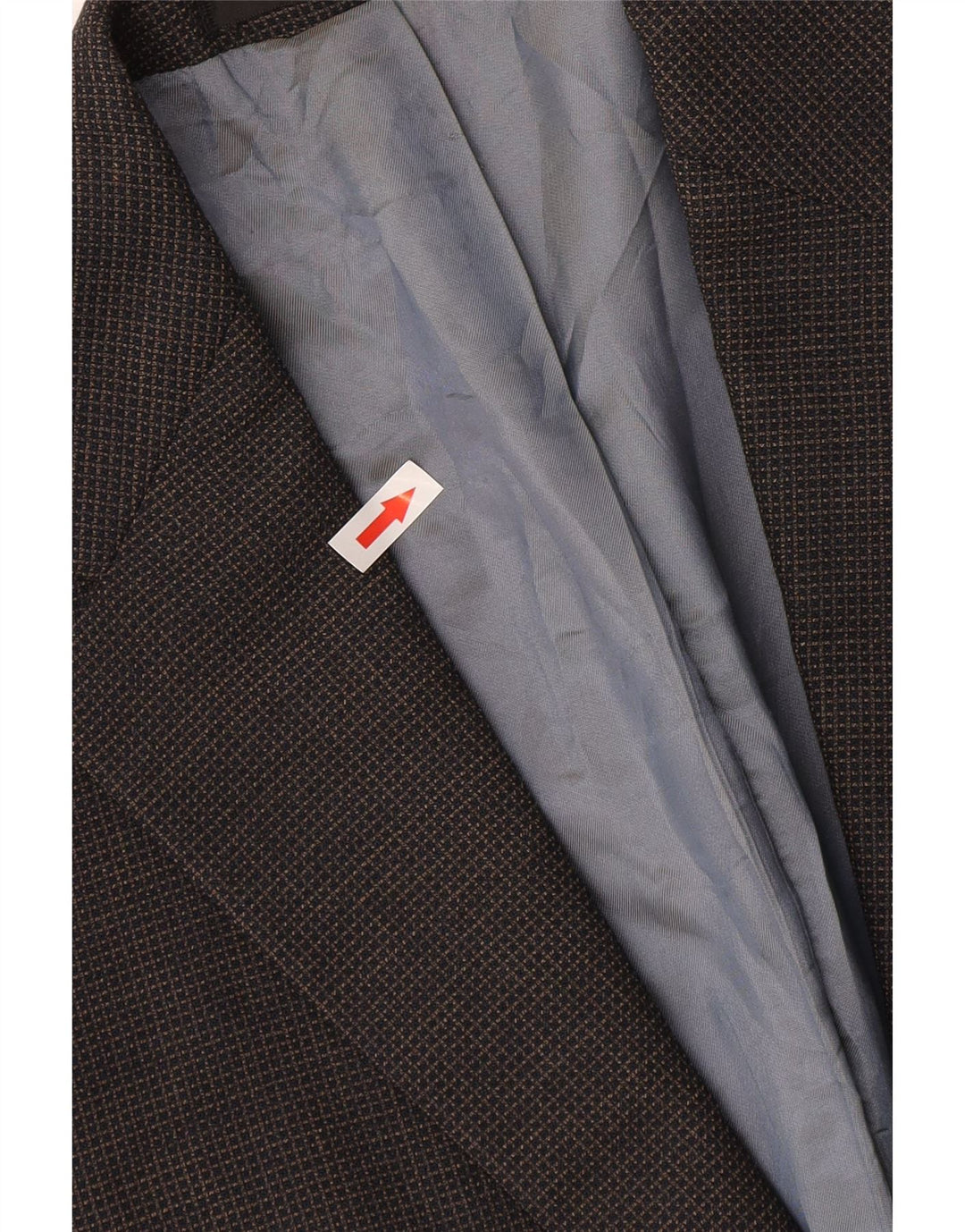 Jaqueta Blazer Curta Masculina Marks & Spencer Reino Unido 40 Médio Azul Marinho Xadrez