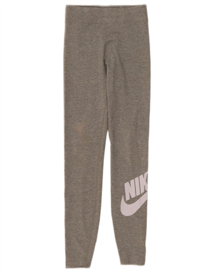 Leggings Nike Graphic Femininas UK 6 XS Cinza