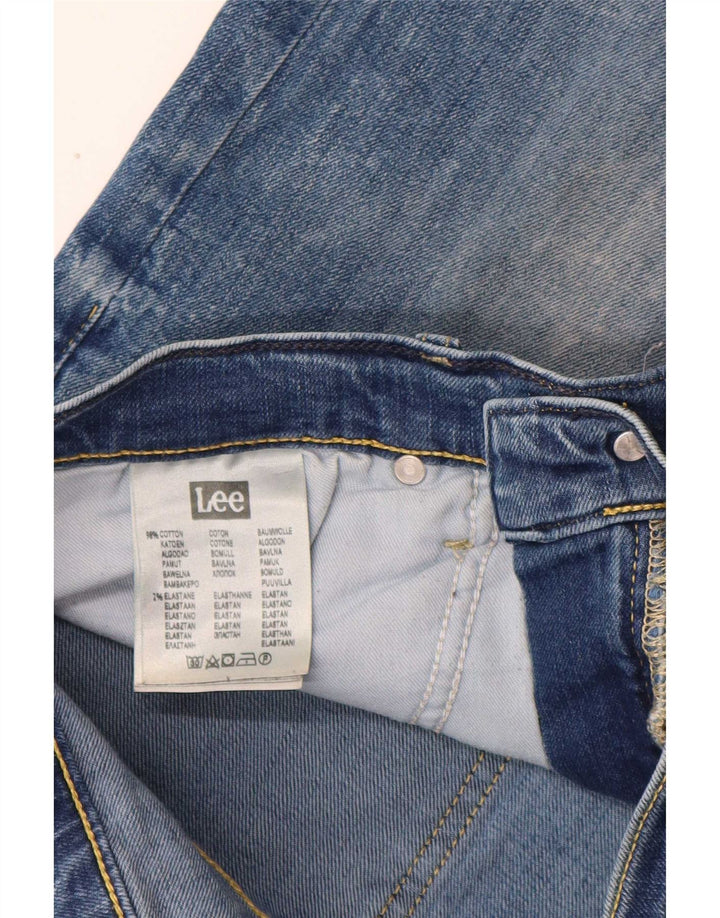 Shorts jeans masculino Lee W31 algodão azul médio