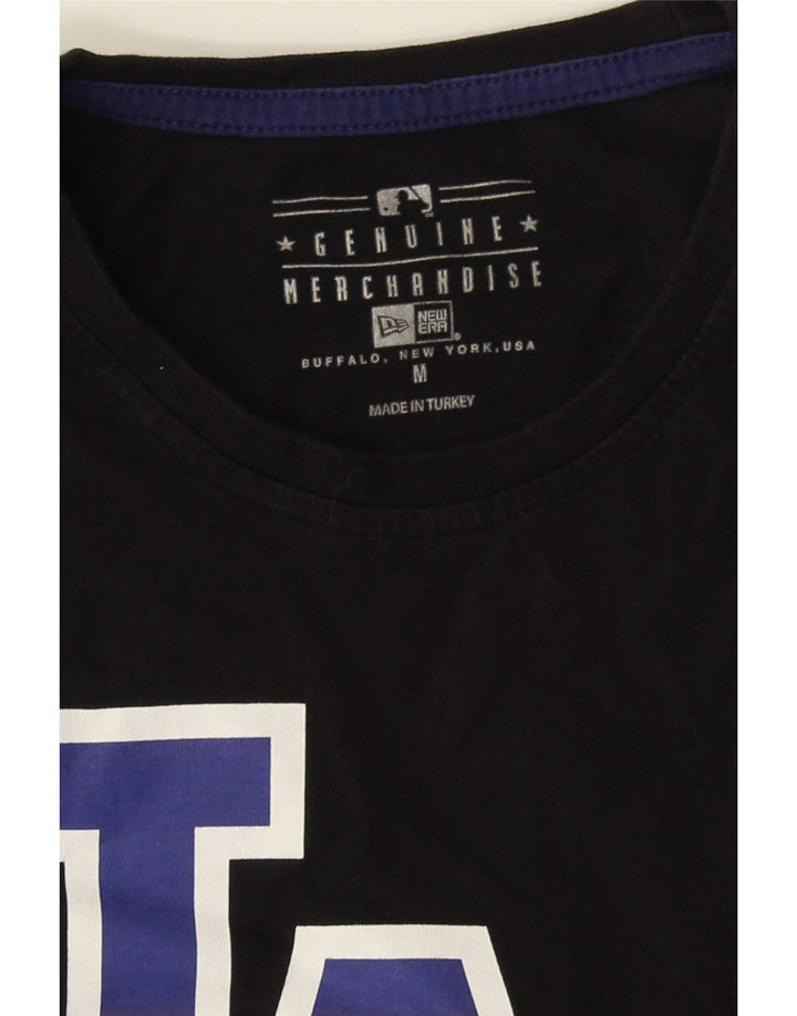 Camiseta gráfica feminina Genuine Merchandise Top UK 12 Médio Preto