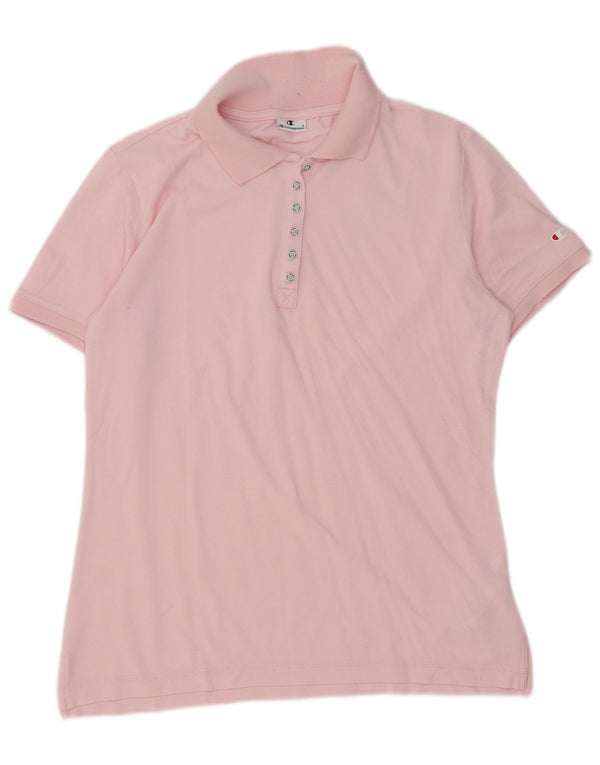 Camisa polo feminina Champion UK 20 2XL algodão rosa