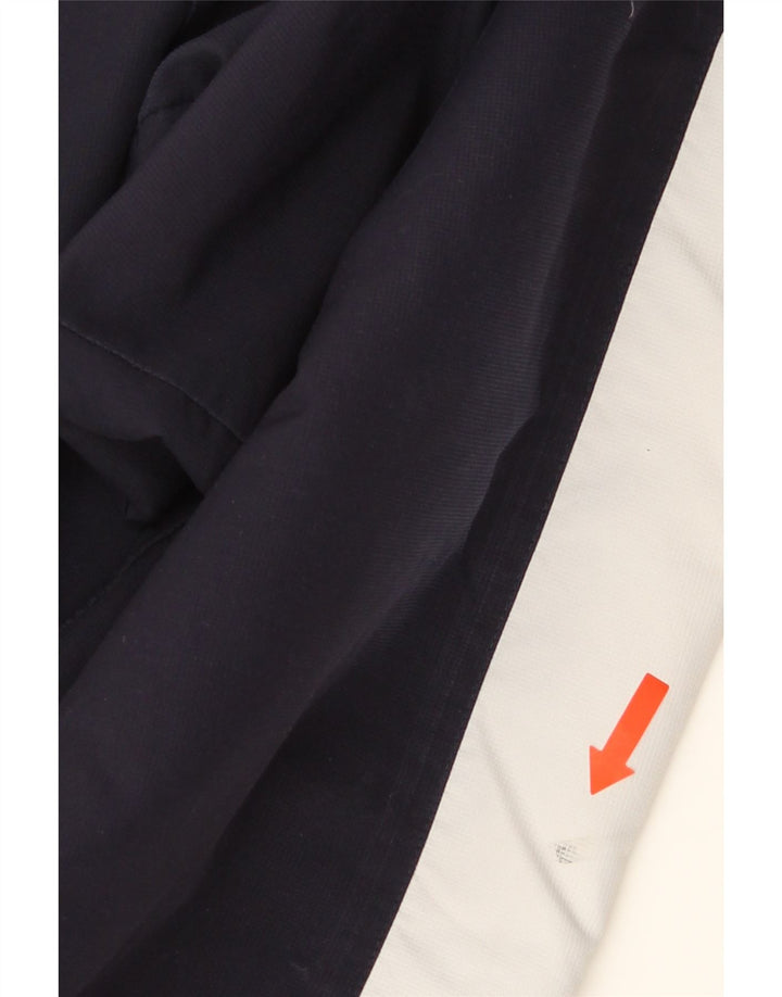 Calça de treino masculina Puma grande bloco colorido azul marinho