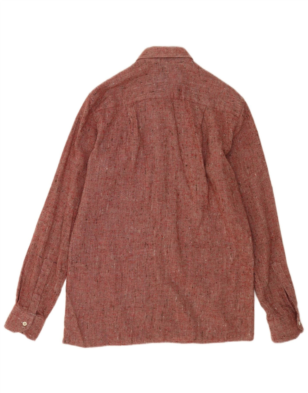 Camisa masculina romana tamanho 36 14 pequena vermelha manchada