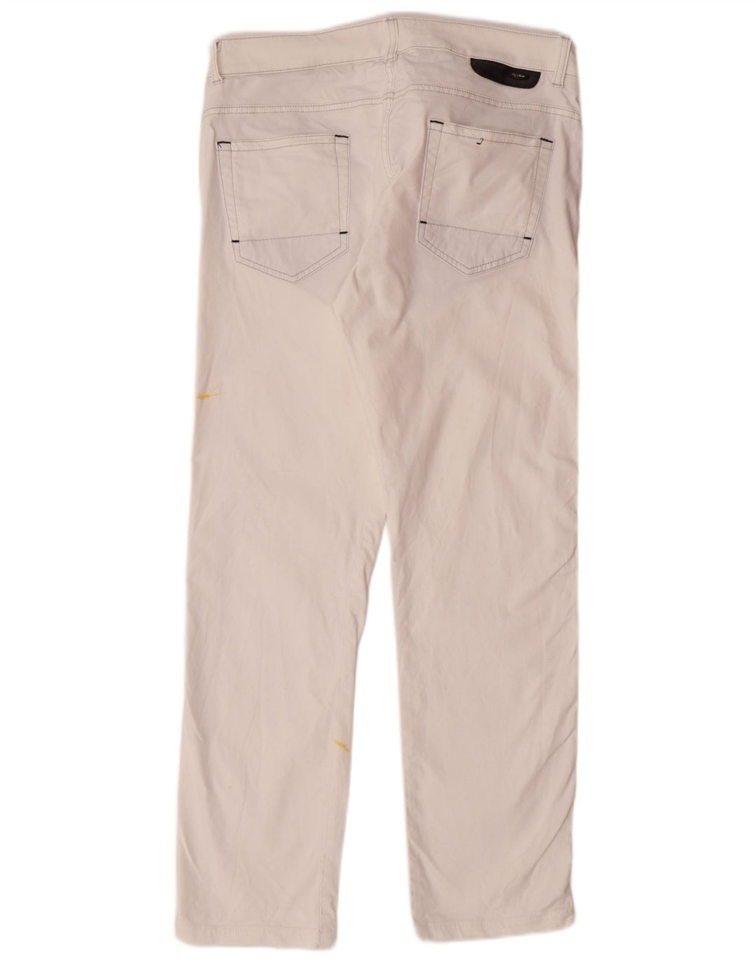 Calça feminina casual reta REFRIGIWEAR W33 L27 algodão branco