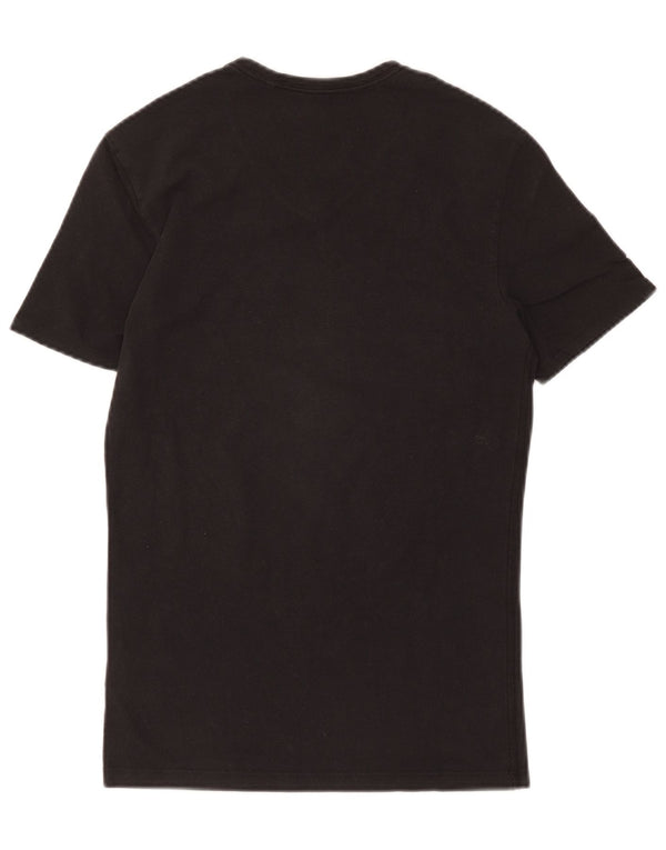 Guess Camiseta masculina extra slim gráfica top XS algodão preto