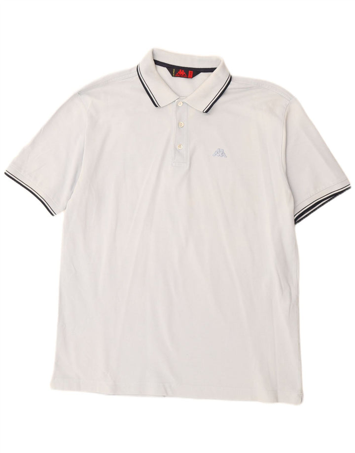 Camisa polo masculina Kappa XL algodão azul