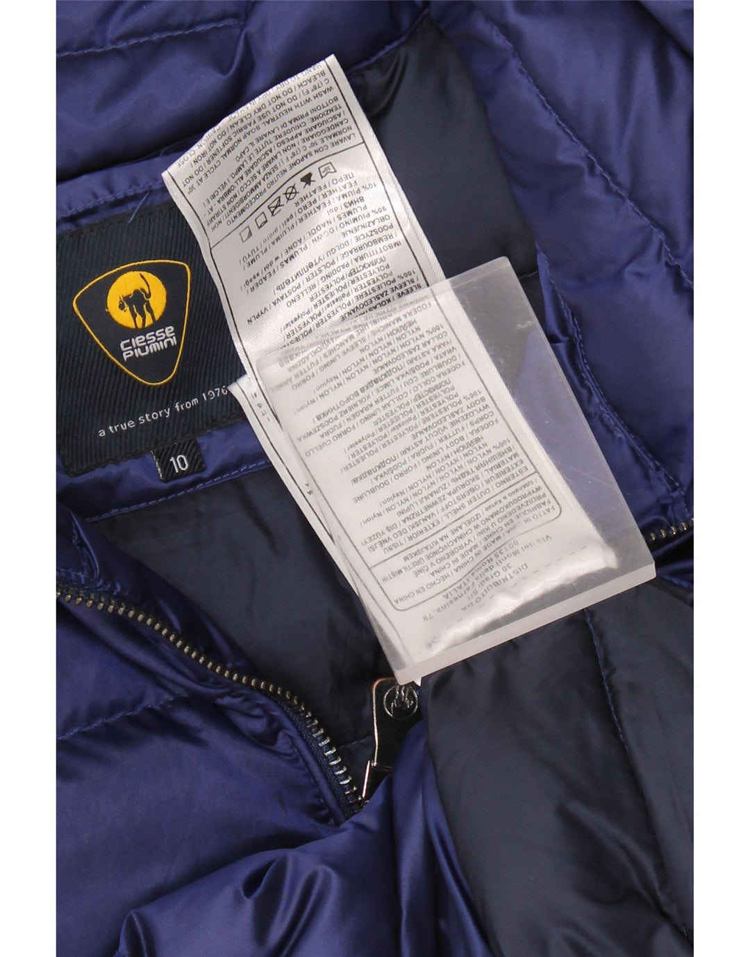 Jaqueta acolchoada para meninos CIESSE PIUMINI 9-10 anos azul marinho nylon