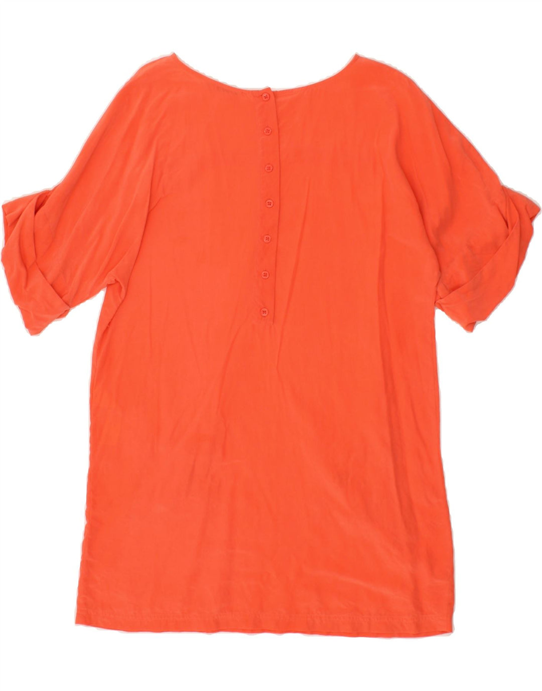 KOOKAI Womens Oversized Shift Dress IT 38 XS Orange Silk Vintage Kookai and Second-Hand Kookai from Messina Hembry 