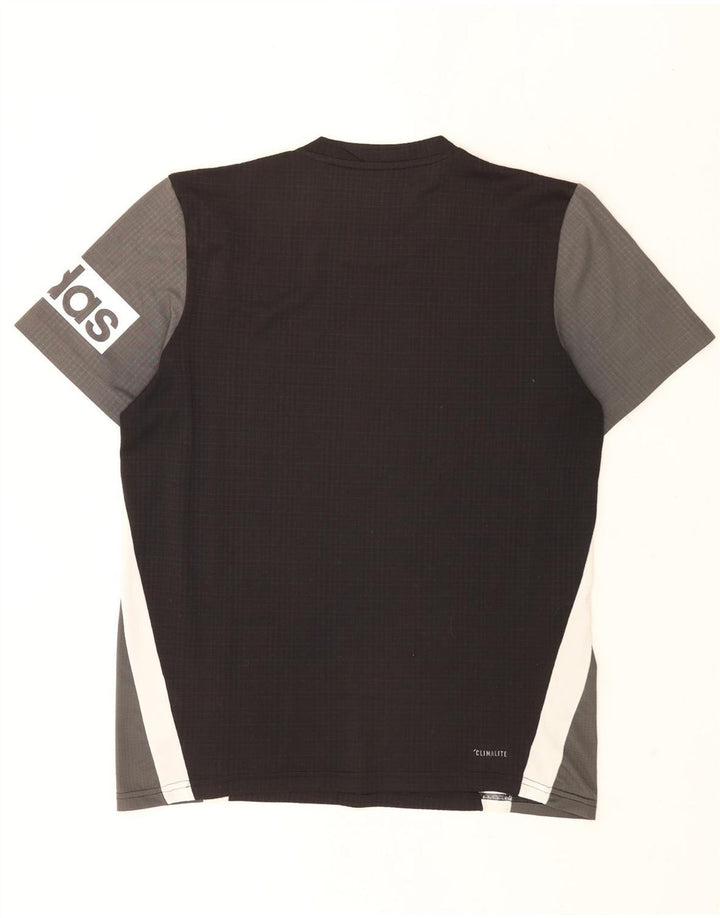 Camiseta Adidas Masculina Climalite Graphic Top Médio Multicolorido Colorblock