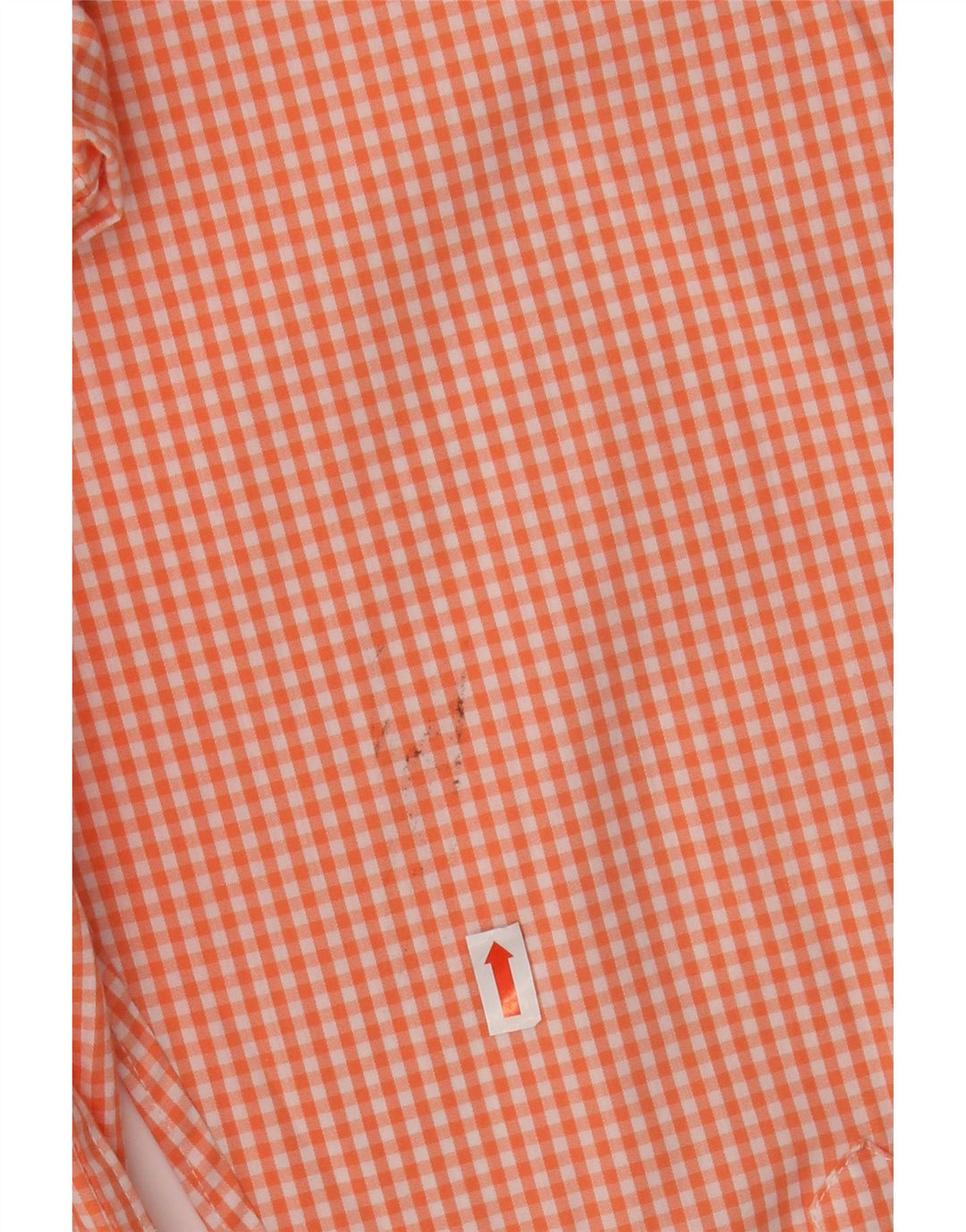 Camisa masculina Izod grande algodão guingão rosa