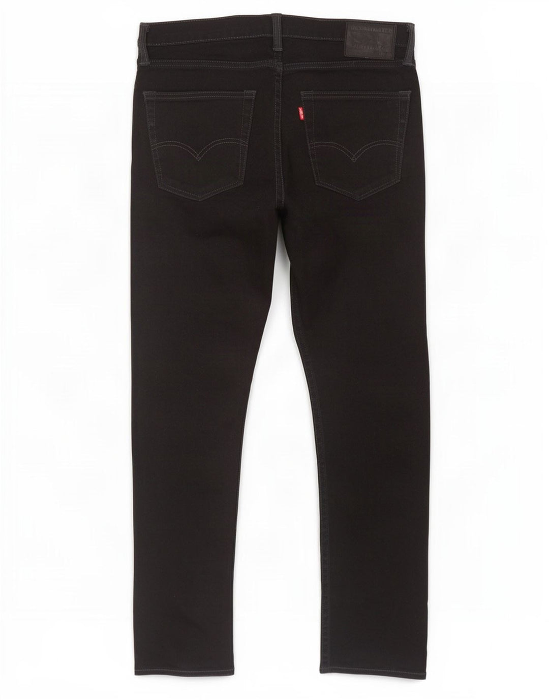 Calça jeans masculina Levi's 522 Slim Tapered W32 L30 algodão preto