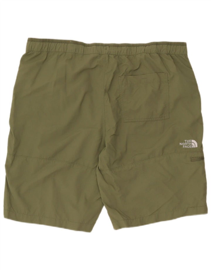 Shorts esportivos masculinos The North Face Cargo grandes de nylon cáqui