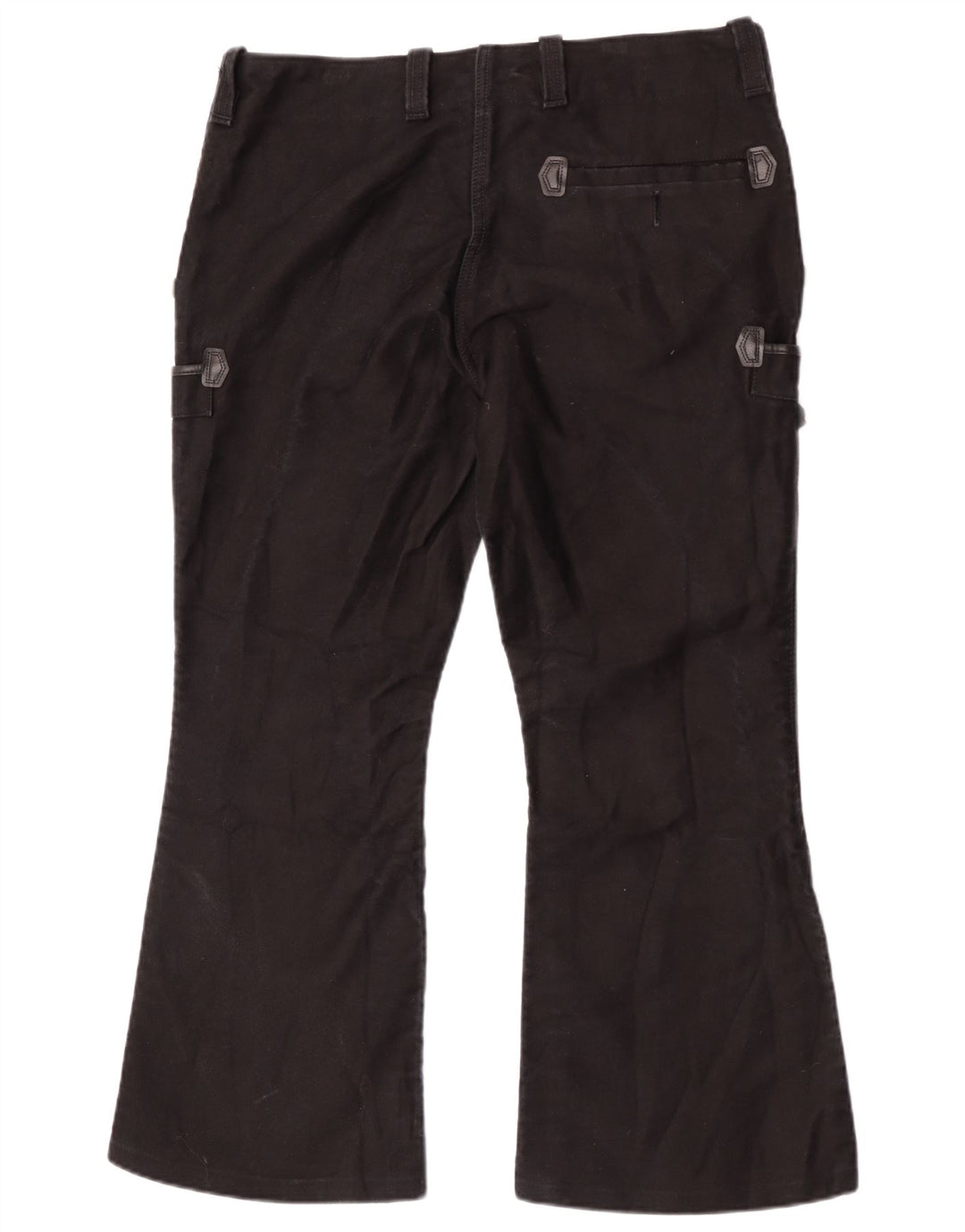 Calça cargo feminina FHB Bootcut W38 L30 algodão preto