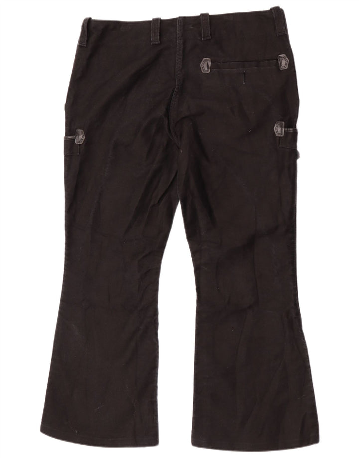 Calça cargo feminina FHB Bootcut W38 L30 algodão preto