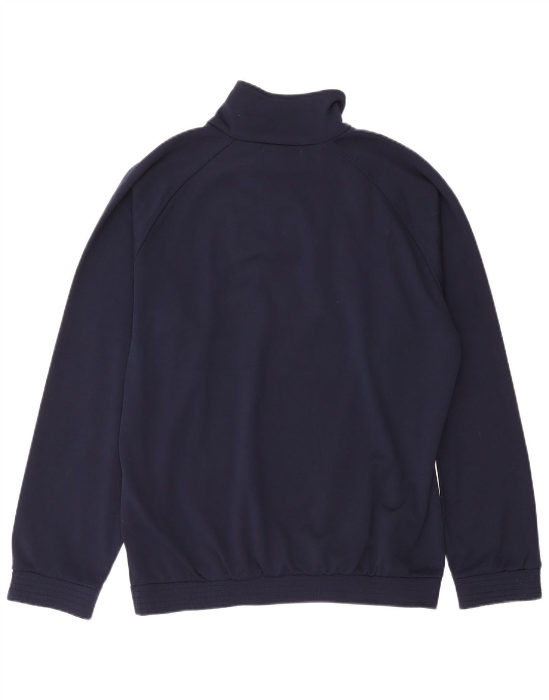 Moletom masculino KAPPA com zíper e gola XL em poliéster colorblock azul marinho