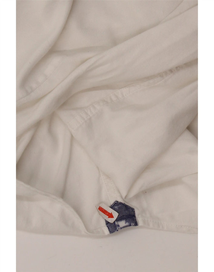 Camisa masculina Tommy Hilfiger Slim Fit média branca