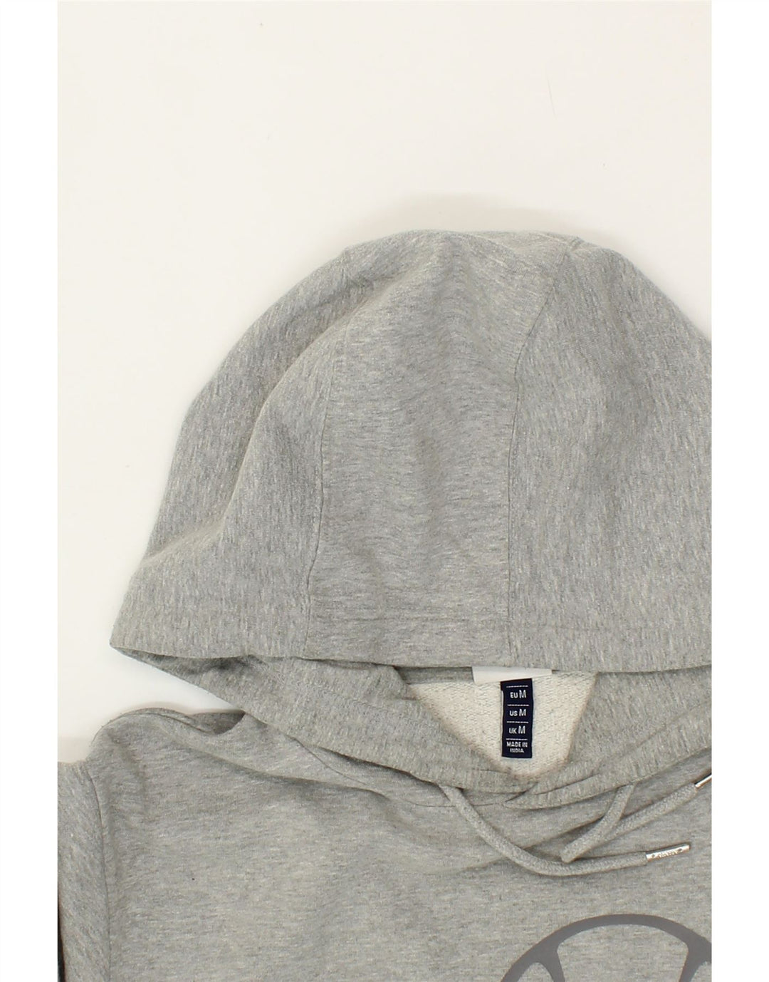 ELLESSE Mens Graphic Hoodie Jumper Medium Grey Cotton Vintage Ellesse and Second-Hand Ellesse from Messina Hembry 