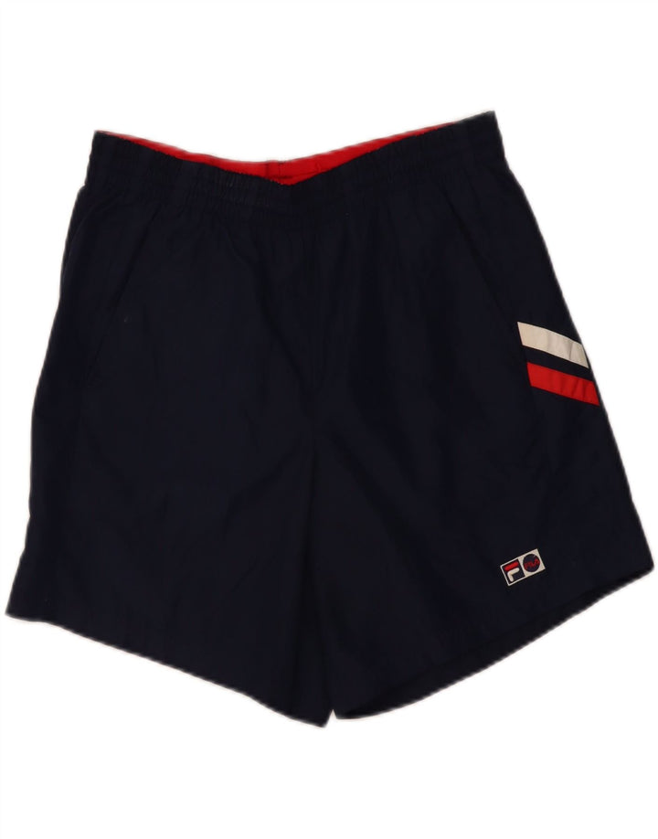 Fila Mens Sport Shorts Pequeno Poliéster Azul Marinho