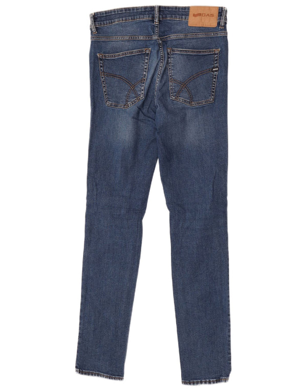 Jeans skinny masculino Gas W32 L32 algodão azul