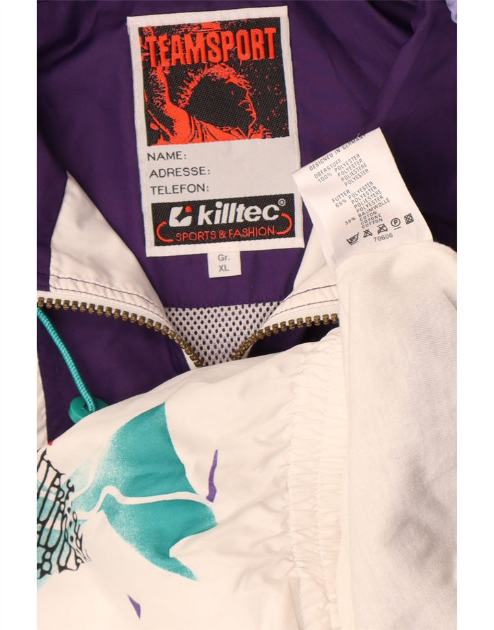 Killtec Mens Treino Top Jacket XL Poliéster Colourblock Multicolorido