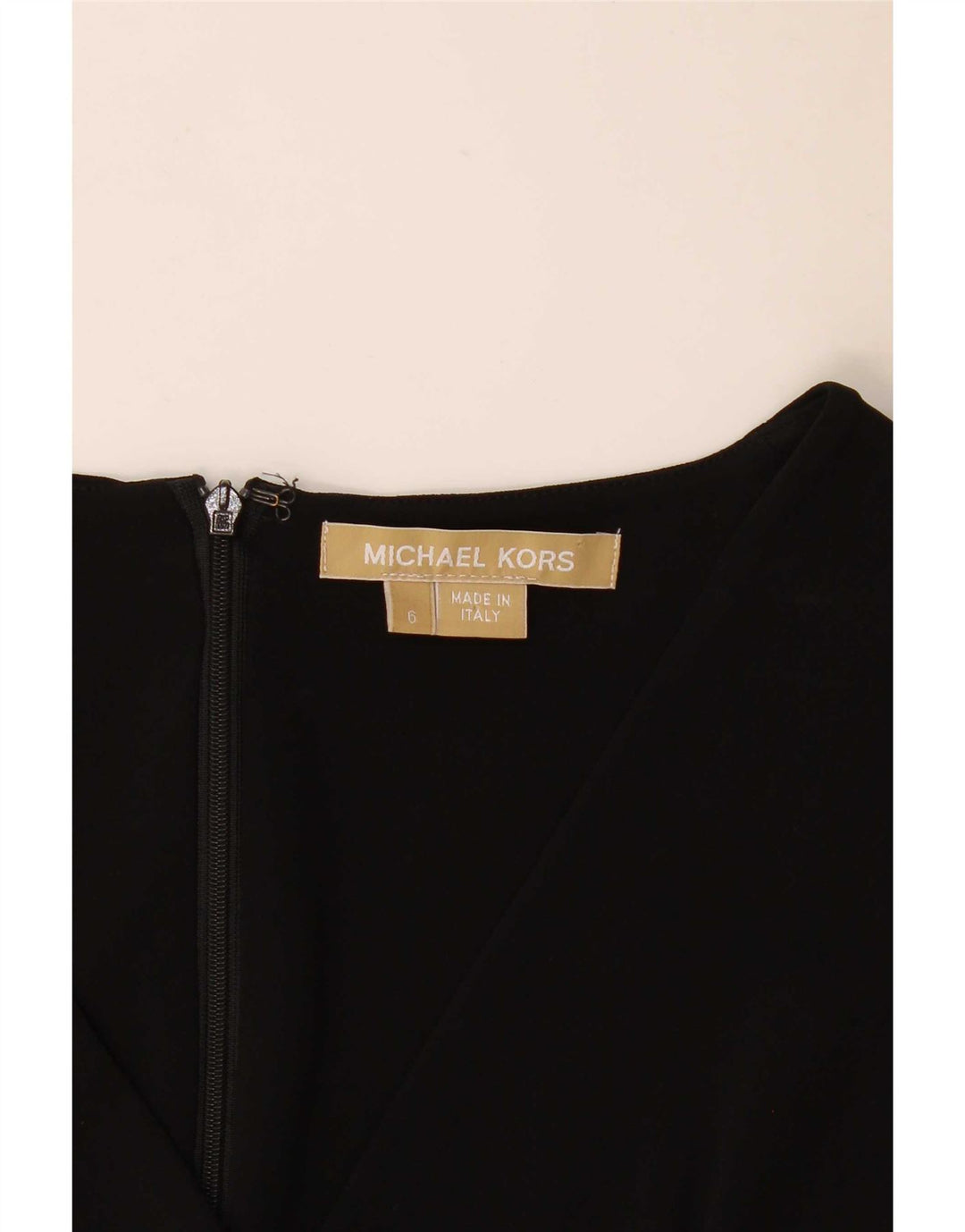 Vestido feminino Michael Kors sem mangas US 6 médio preto