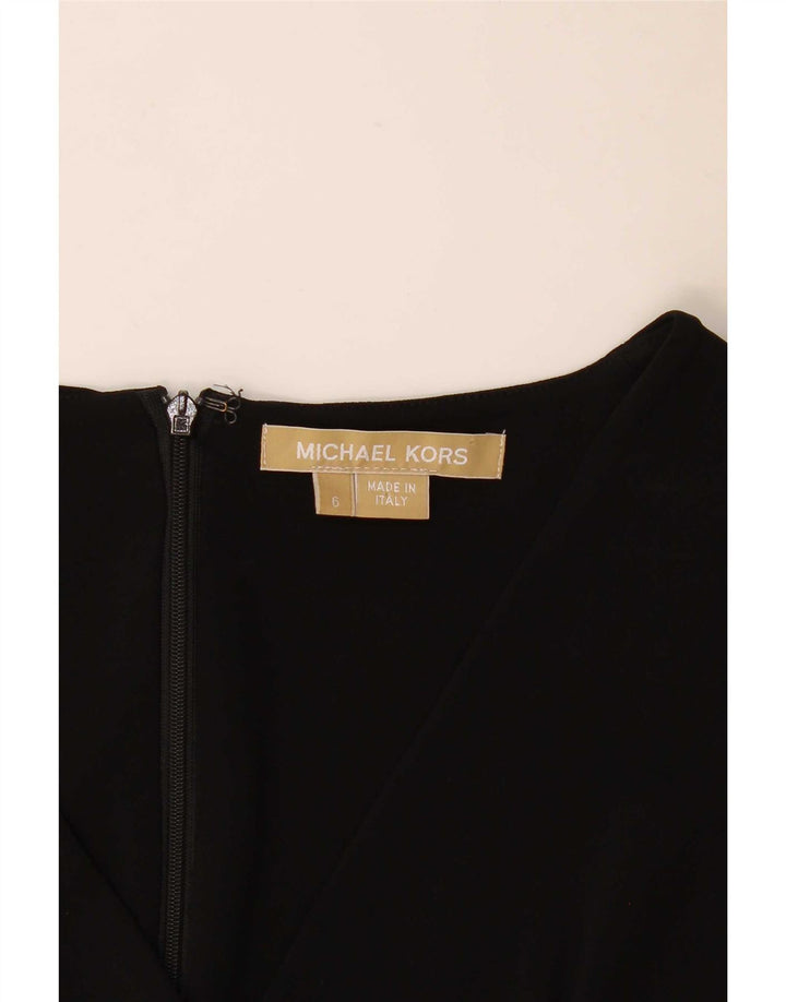Vestido feminino Michael Kors sem mangas US 6 médio preto