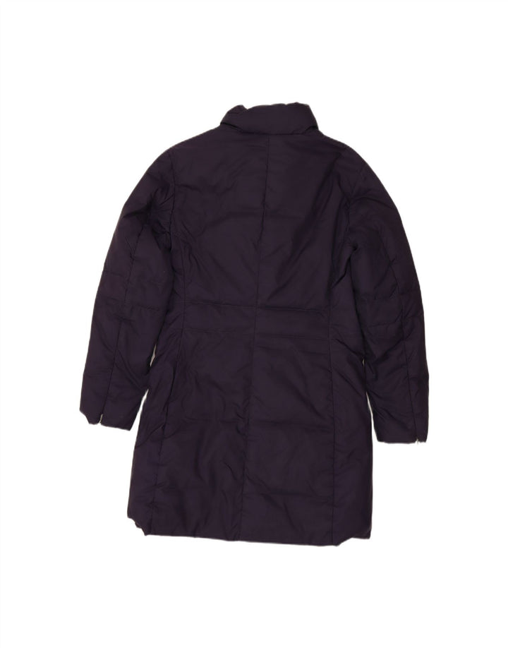 HUSKY Womens Padded Coat UK 12 Medium Navy Blue Vintage Husky and Second-Hand Husky from Messina Hembry 