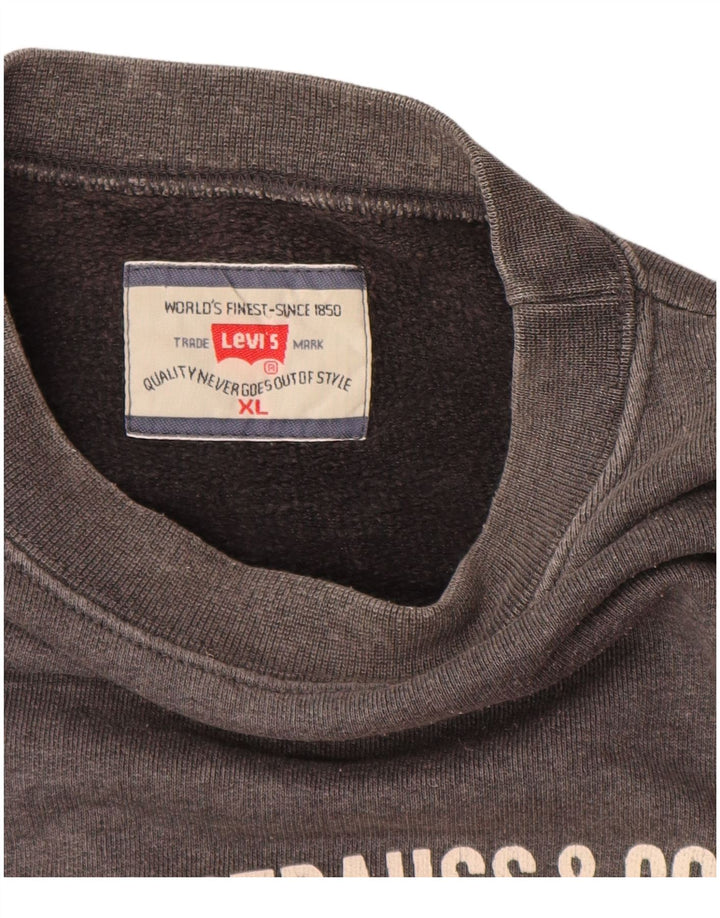 Moletom gráfico masculino Levi's Jumper XL cinza