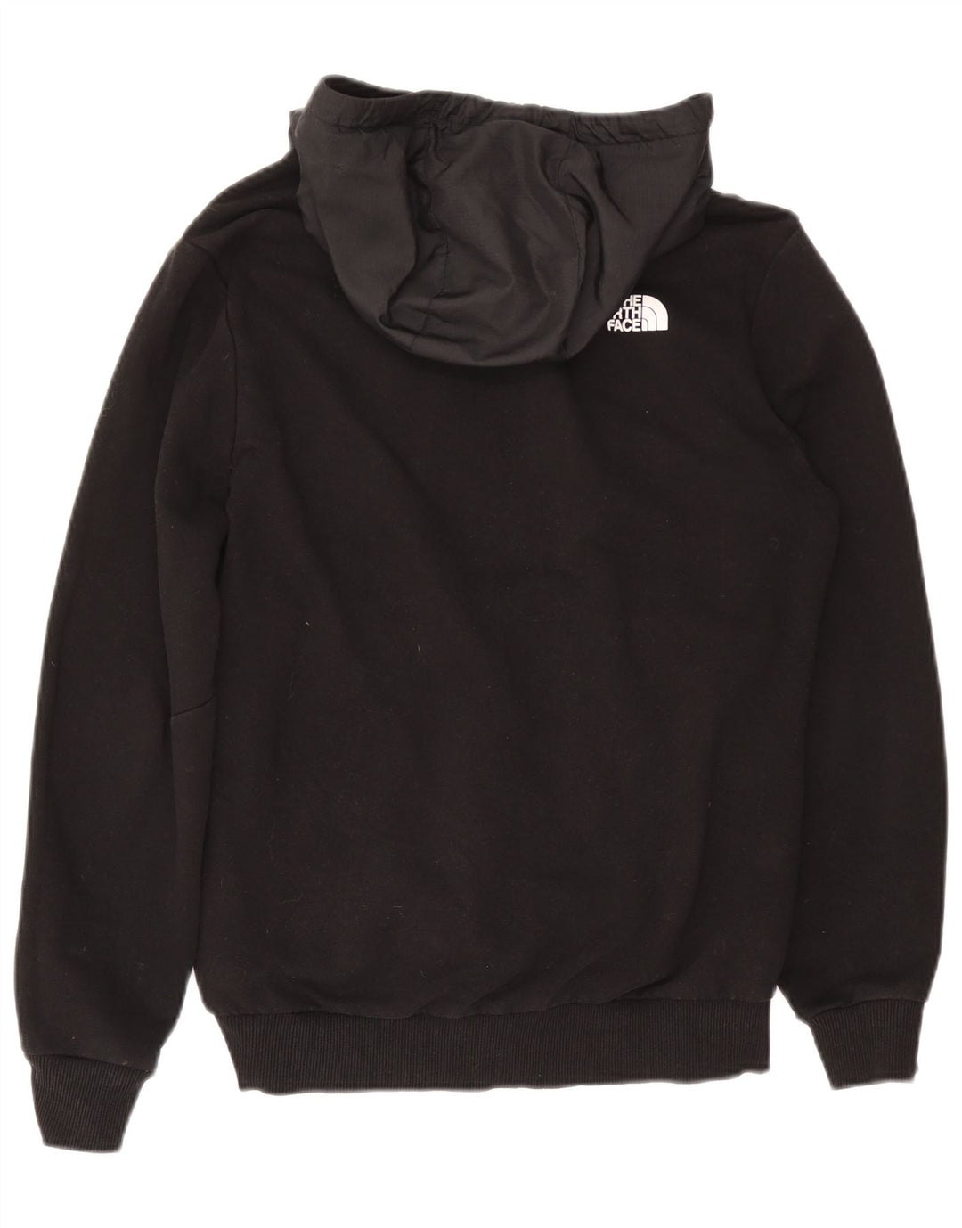 Suéter masculino com capuz The North Face médio algodão preto