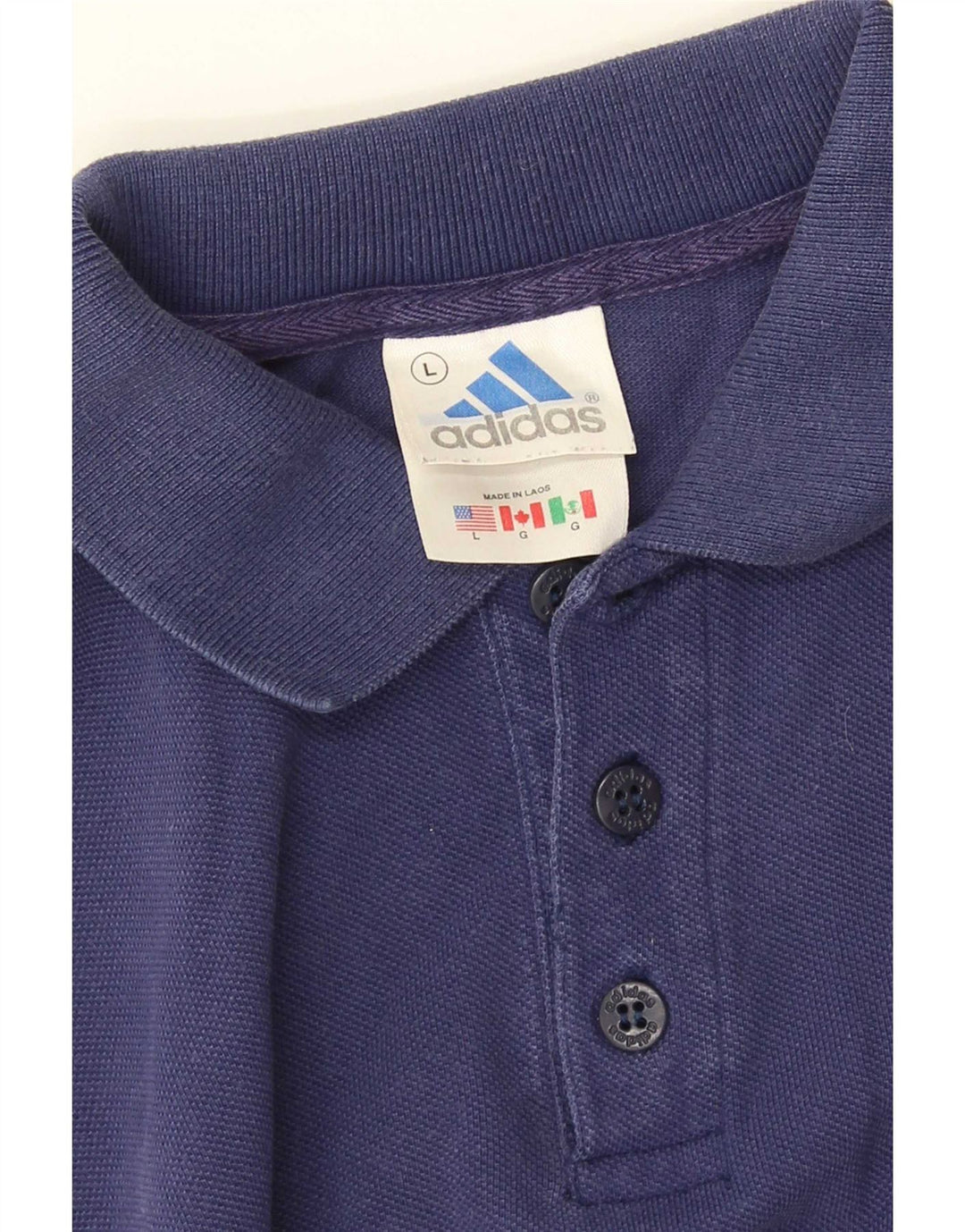 Polo Adidas Menino 14-15 Anos Grande Azul
