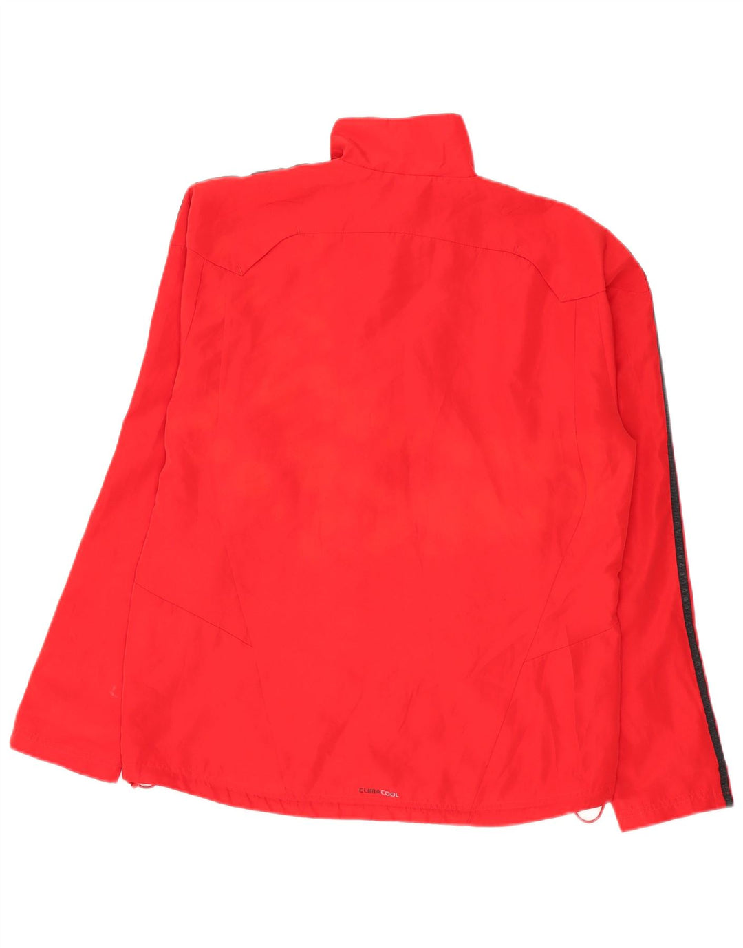 Adidas Mens Climacool Rain Jacket UK 40 Grande Poliéster Colorblock Vermelho