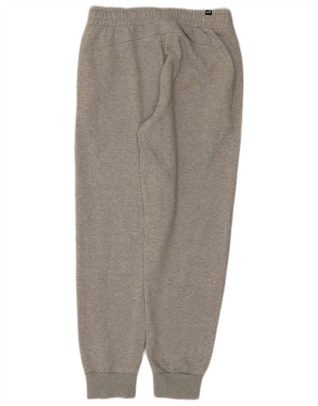 Calça de treino masculina Puma Joggers cinza médio algodão manchado